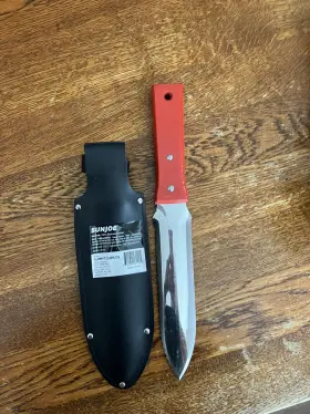 Sjhh725 Sunjoe Sun Joe 6 Inch Hori Garden Knife With Red Handle And Vinyl Sheath #3