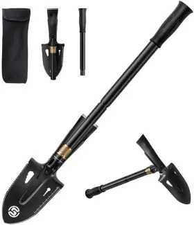 Spms02 Sunpow Camping Shovel Lightweight Portable Digging Tool For Hiking Garden Car Emergency