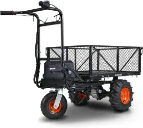 Guo095 Super Handy Guo055 Superhandy Utility Service Cart Power Wagon Wheelbarrow - Orange