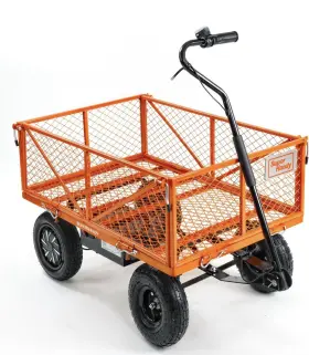Guo108 Superhandy Electric-assist Garden Cart - All-terrain 5.7 Cu Ft Utility Wagon