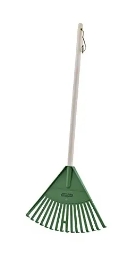 Superio 810541007471 Kids Rake With Hardwood Handle Gardening And Lawn Care Tools For Sweep