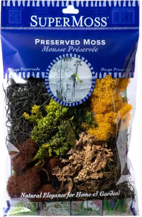 23302 Supermoss Moss Mix 80.75 Cubic Inches Approx. 2 Oz Vermont
