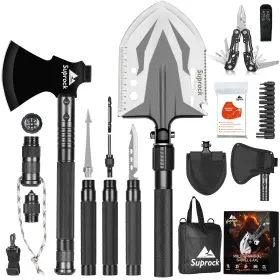 Ck02 Suprock Survival Shovel High Carbon Steel Tactical Axe Folding Entrenching Too
