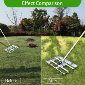 Surmount Way 707262717218 Surmountway Lawn Leveling Rake 17x10inch Leveler With 6.5ft Adjustable #3