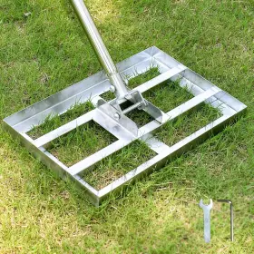 Surmount Way 707262717218 Surmountway Lawn Leveling Rake 17x10inch Leveler With 6.5ft Adjustable