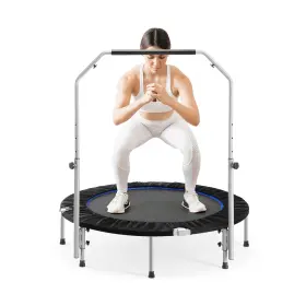 Sweetcrispy 752253478289 40 Inch In/48 In Mini Fitness Trampoline - 330lbs Foldable ... Fast Ship