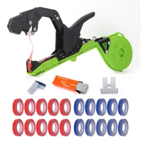 8018-1 Swetero Plant Tying Machine Vine Tool With 10000pcs Staples 20 Rolls Tape Green