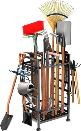 Swg 445006047056 3 Tier Garden Tool Organizer Garage Storage And Organization Metal Yard Tools