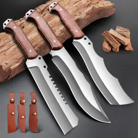 B0d3pw2t2f Sxdgs 3-in-1 Outdoor Machete With Sheath For Cutting Clearing And Camping