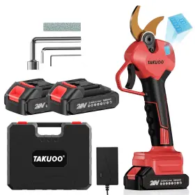 Uiq-45 Takuoo Cordless Electric Pruning Shears 1.6 Inch40mm Cutting Diameterprofessional Bru