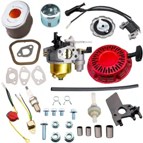 Tuk1168 Tapa Adjustable Carburetor Recoil Starter Assembly Tune Up Kit For Honda Gx16