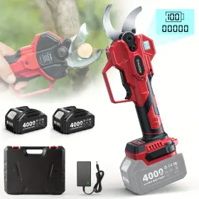 2x4.0ah Taskstar 973692198956 21v Electric Pruning Shears Cordless Scissors Battery 40mm 1.6 Inch