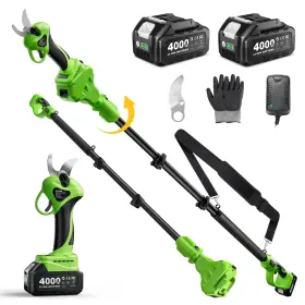 Ps034 Taskstar 2in1 Electric Pruning Shears 20v Cordless Pole Pruner 1.2 Inch Cutting D