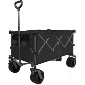 Tatayosi 717181786141 8 Cu. Ft. Steel Collapsible Folding Wagon Garden Cart Beach