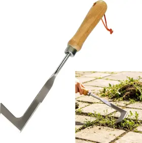 Tbesme 445055481498 Crack Weeder Crevice Weeding Tool Patio L-shape Knife Lawn Y