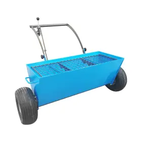 033189 Techtongda Steel Abrasive Aggregates Push Spreader Corundum For Warehouse Workshop