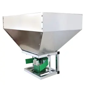 053379 Techtongda Broadcast Spreader Large Hopper Seed Grass Fertilizer Tractor Front #3