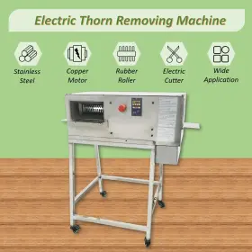 153223 Techtongda 110v Electric Rose Stem Cutter Thorn Removing Machine Flower Leaf Remover