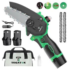 Cs-12a Tegatok 12v Hand - Held Mini Electric Chain Saw Compact And Powerful For Wood Cutting