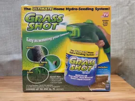 Tel Brands 097298025839 Grass Shot Ultimate Home Lawn Hydro-seeding System New