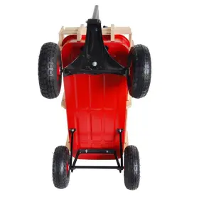 Vm803-8 Tenleaf Outdoor Garden Cart 7.28-cu-ft Rubber Metal For Children Red With Air Tires #2