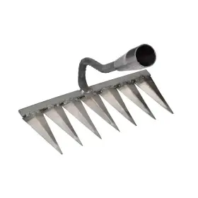 Teyun 647581270745 Garden Hand Rake Toolrake With 7 Metal Tinessharp Durable Weeding Tool