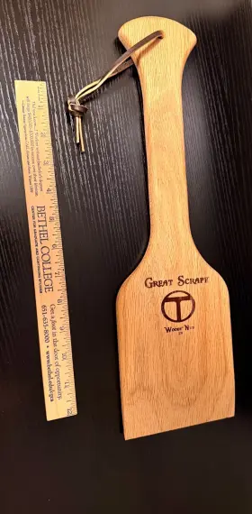 The Great Scrape 711181843897 Woody Shovel - Wooden Grill Scraper Size 20 Inch X 4.75 .75