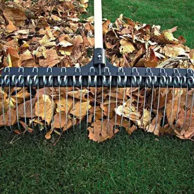The Groundskeeper Ii 313098133155 55 Inch Fiberglass Handle Steel Rake Tines Lightweight Lawn New #2