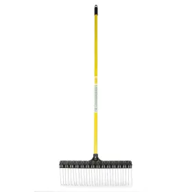 The Groundskeeper Ii 313098133155 55 Inch Fiberglass Handle Steel Rake Tines Lightweight Lawn New