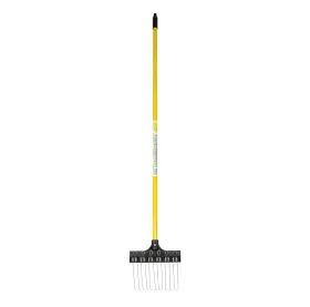 The Groundskeeper Ii 723466957014 Shrub Rake 55-inch Lightweight Fiberglass Handle 9-inch