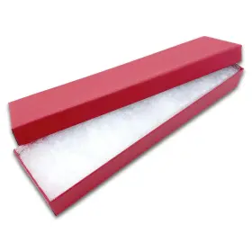 B08hhg65y7 Thedisplayguys For Your Modern Living 25 Pk Red Kraft Jewelry Gift Boxes Cotton Long 8 Inch X2 X1