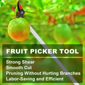 Therwen 711181809756 2 Pcs Cut And Hold Tree Pruner Reach Pole For Trimming Branch #3