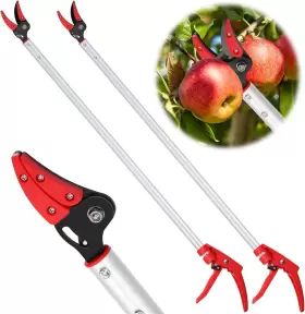 Therwen 711181809756 2 Pcs Cut And Hold Tree Pruner Reach Pole For Trimming Branch