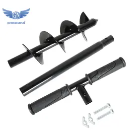 Gm1227200md Thomletha 4 Inch 24 Hand Operated Auger Drill Bit For Planting T Shaped Spiral