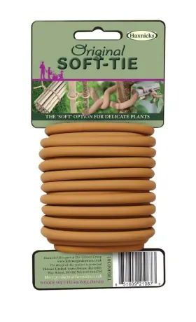 50-3030 Tierra Garden Twist Tie - Soft Uv Stabilised Rust Proof Soft-tree 26.3ft Ru