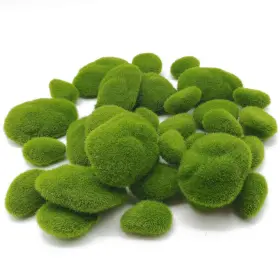 Ms-30 Tihood 30 Pcs 3 Size Artificial Moss Rocks Decorative Green