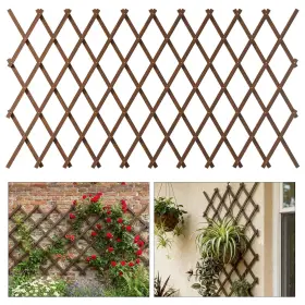 Tilinyan & One 094759079073 Expandable Garden Trellis For Climbing Plants Outdoor Wooden Lattic
