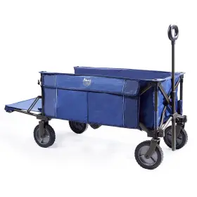 Timber Ridge 844093043731 Tailgate Collapsible Folding Wagon Cart Heavy Duty Utility Push Pull Beach W