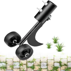 Timiwis 785931305096 Weed Puller Tool Stand Up With Wheels Remover Black