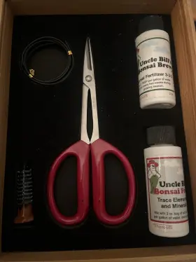 Trk-05 Tinyroots Ultimate Bonsai Tree Starter Kit - Shears Fertilizers Book Pagoda And Wire