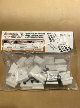 Titan Building Products 040232681998 White Slc-sb Snap Ftn Lock Square Connectors And Fasteners Baluster Kit 10 Pack
