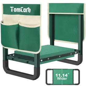E-2007 Tomcare Garden Kneeler And Seat 11.14 Inch Ultra-wide Kneeling Pad Green