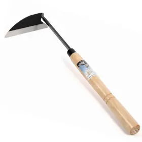 Tomerry 580035990553 Japanese Weeding Sickle - 17ftft Long Handle Sharp Edge Nejiri Kama Hoe