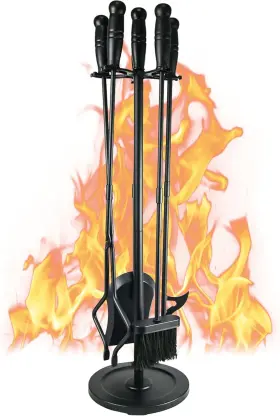 Tmtsv-02 Tomersun Fireplace Tools 5 Pcs 31.5in Tool Set Indoor Fireside