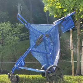 735645 Tommy Bahama Folding All Terrain Beach Cart 41ftft - Blue #3