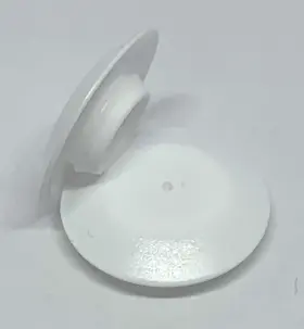Top Secret Pdr 600139971433 1/2 Inch White Plastic Flush Type Hole Plugs 7/8 Head Designed For