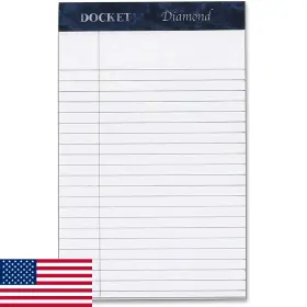 B0002hli5c Tops Docket Diamond 100% Recycled Premium Stationery Tablet 5 X 8 Inches