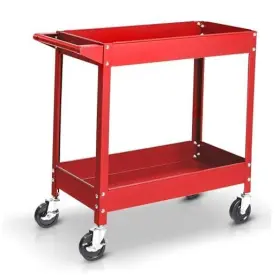 Aptc304r-2 Torin Steel Rolling Service Tool Cart With 2 Tires Heavy Duty Utility Shelves