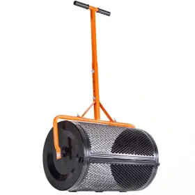 Tosulte 445031155122 24 Inch Powder Coated Steel Garden Compost Spreader 3 Height Adjustable Handle La