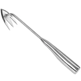 T01233 Toyosport Stainless Steel Weed Puller Garden Hand Tool Long-lasting Silver